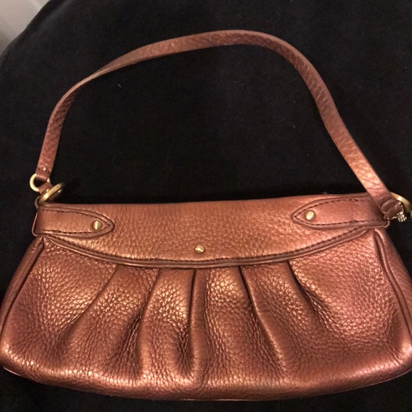 Cole Haan copper leather small purse - Picture 1 of 8